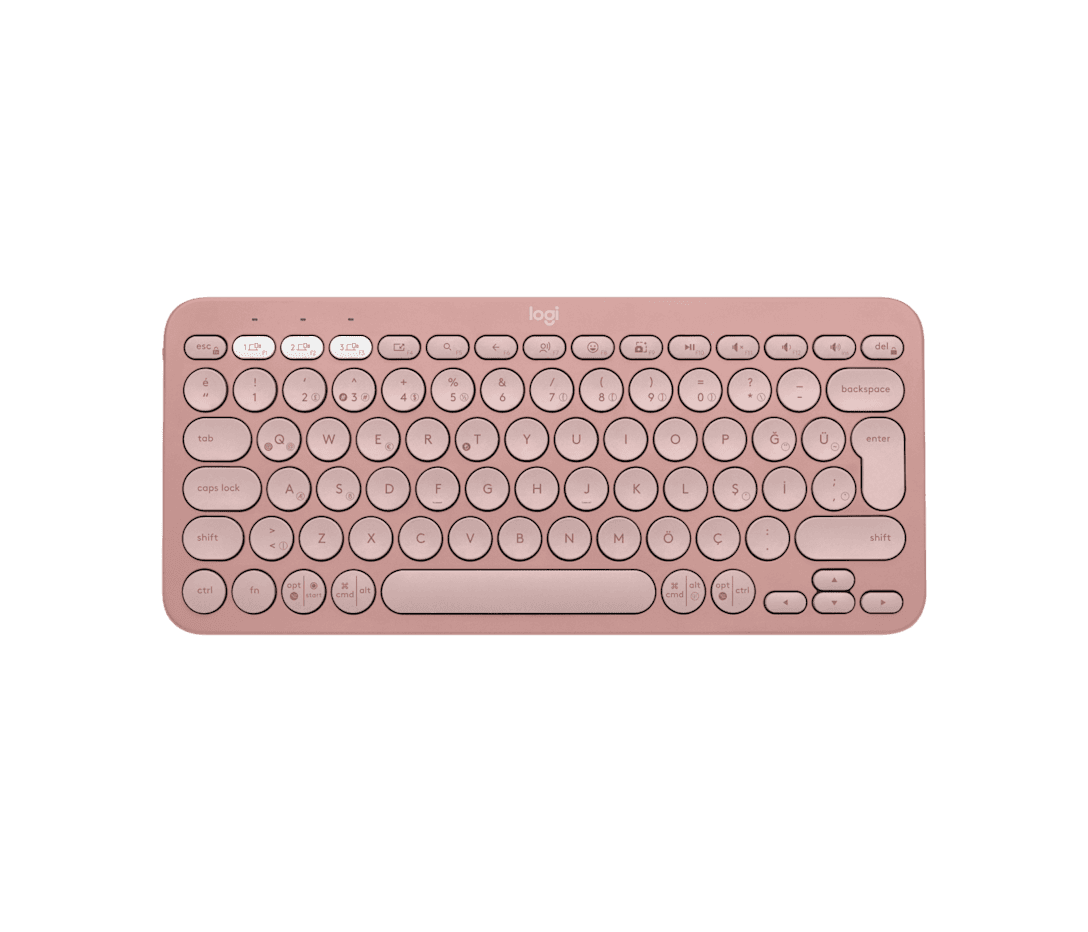 Pebble Keys 2 K380S - Pudra Pembe